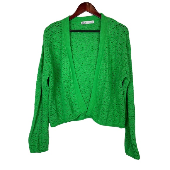 Ketch Women Kelly Green V-Neck Cardigan Sweater | aeisirsa.com
